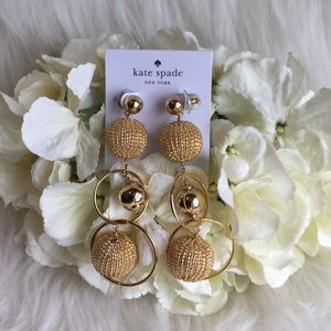 Kate Spade Beads and Baubles Drop Earrings NWT